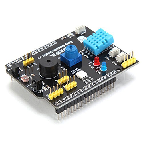 Diymore Multifunction Expansion Board DHT11 LM35 Temperature Humidity Sensor RGB LED Photoresistance with Buzzer for Arduino UNO R3