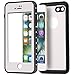 ImpactStrong Compatible with iPhone 7/8 Waterproof Case [Fingerprint ID Compatible] Slim Full Body Protection - White