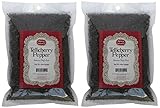 Spicy World Peppercorn (Whole)-Black Tellicherry, 16 Oz. bag, 2 Pack