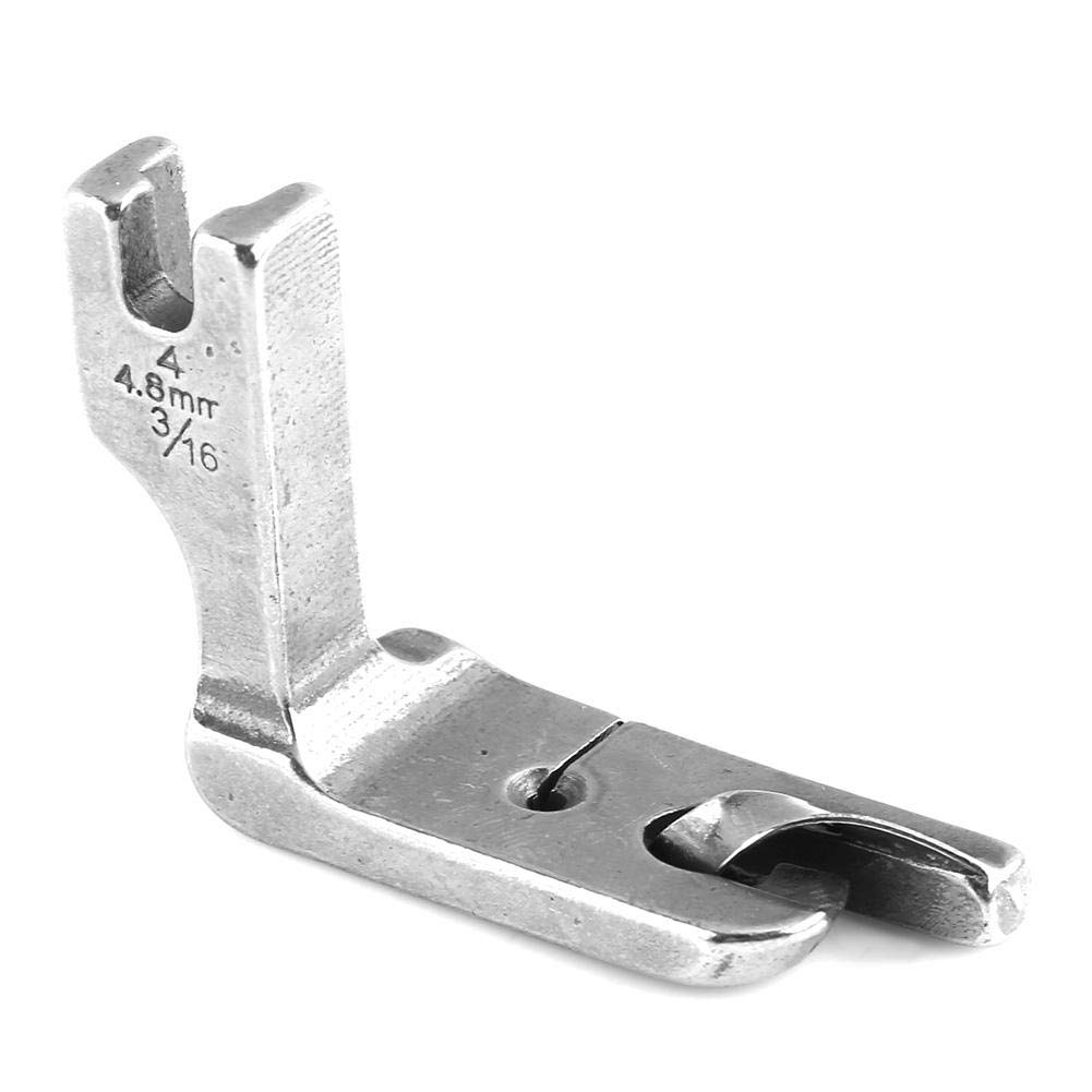 Wytino Sewing Presser Foot, Universal Presser Feet Industrial Fat Bed Sewing Machine Rolled Hem Presser Foot (4.8mm)