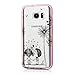 Galaxy S7 Edge Case (Not for S7) - Shock Absorption 2 in 1 Dual Layer High Impact Colorful Painting Detachable Hard PC Bumper + Soft TPU Rubber Skin Back Protective Cover by Badalink - Boy and Girl