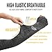 Achiou UV Protective Cooling Arm Sleeves for Men Women (1 pair) Elastic Long Sleeves Moisture Wicking