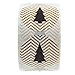 Black and Faux Gold Christmas Tree Stickers / 500 Holiday Envelope Seals / 1.5
