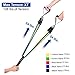 Triomph Resistance Bands Set Exercise Bands with Heavy Rubber Resistance Tubes, Door Anchor, Ankle Strap for Workouts, Stretching, Gyms, Physical Therapy, Yoga and Home Fitness Training