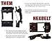 Nexbelt Ratchet System Technology - Defender Brown Leather EDC Gun Belt for Men with High Strength Zipper Backing