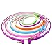 Pistha 6 Pieces Embroidery Hoops Cross Stitch Hoop Ring Plastic Embroidery Circle Set Quilting Needlecraft Tools Kit in 6 Different Size 3.7 inch to 11 inch Multicolor for DIY Art Craft