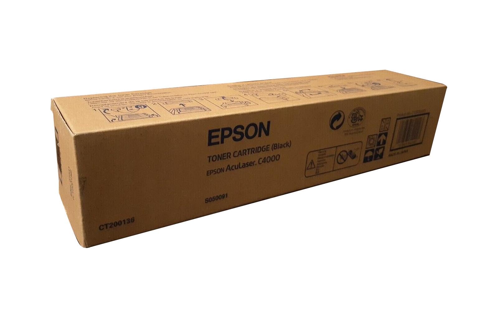 Epson C13S050091 C4000 AL-C4000 AcuLaser colour toner cartridge black S050091