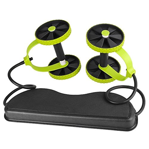 ladygifts Core Wheels Dynamic Strength Abdominal Trainers (with training guide)