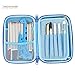 SOOCUTE Monsters School Boys Hardtop Pencil Case Holder - Cool Toddlers Kids Pencil Box Pen Bag (Light Blue)
