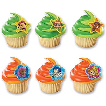 Amazon Com Decopac Bubble Guppies Molly Gil And Gang Cupcake
