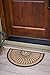 BirdRock Home 18 x 30 Half Round Natural Coir and Rubber Doormat - Natural Fibers - Outdoor Doormat - Keeps Your Floors Clean - Decorative Design - Non Brush Coir
