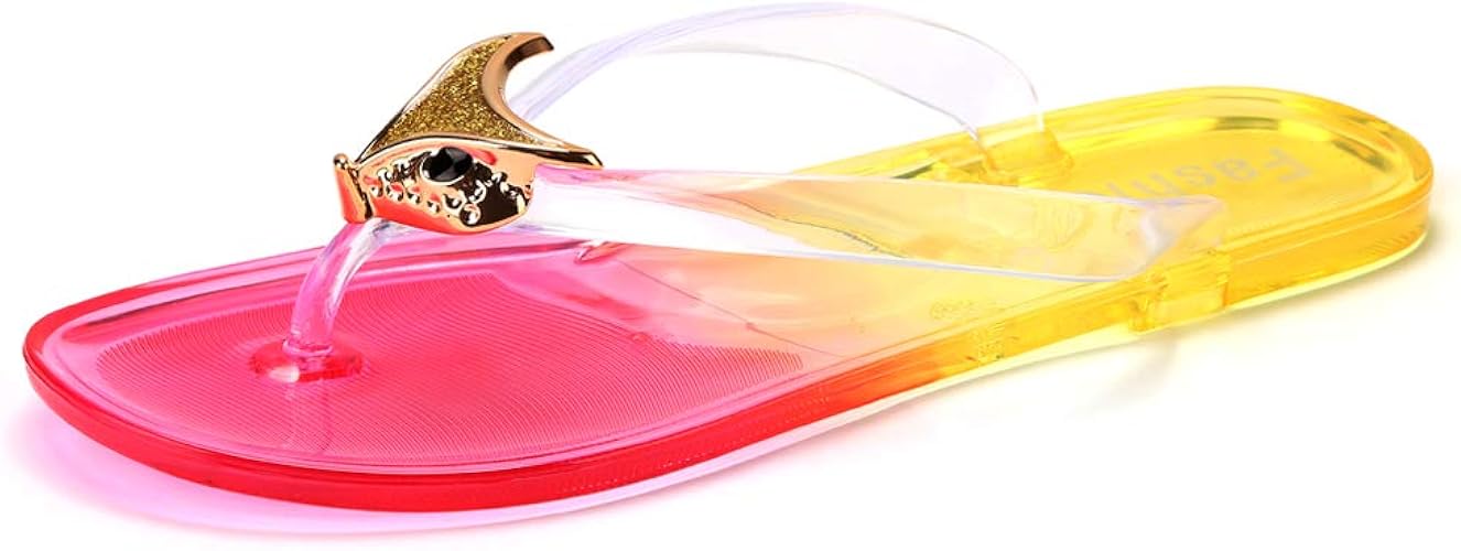 jelly flat sandals