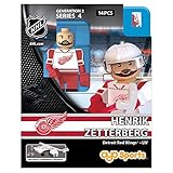 NHL Detroit Red Wings Henrik Zetterberg GEN 2 Limited Edition Minifigure, Small, Black