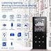 Mp3 Player,8GB Ultra Slim Portable Lossless Digital Audio Player with FM Radio/Voice Recorder/Video Play.Expandable Up to 128 GB(Metal Shell Touch Buttons)