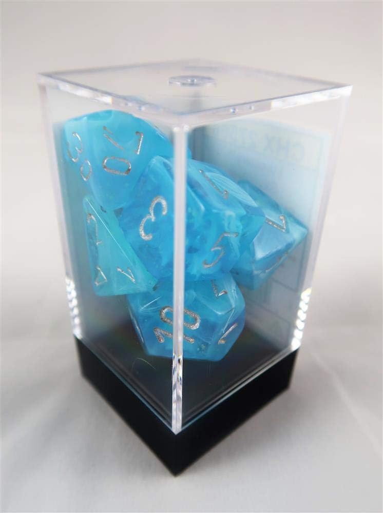 Chessex Luminary Polyhedral Sky-Silver 7-Die Set