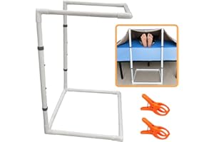 Mistuki Blanket Lifters for Foot of Bed Feet Cradle Raiser Sheet Lifter Blanket Lift Support Holder Hospital Bed Rail Assistance Toe Care Leg Ankle Surgery Recovery Adjustable Height (26"- 34")