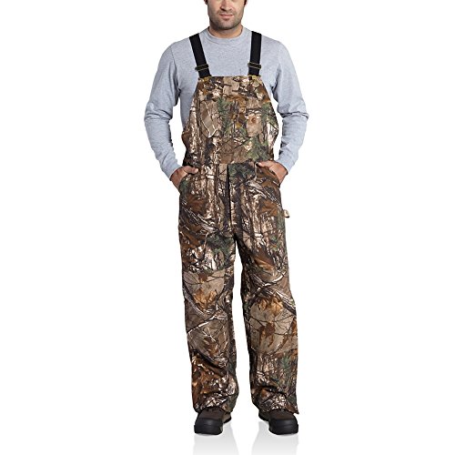 Carhartt Men's Big & Tall Quilt Lined Camo Bib Overalls