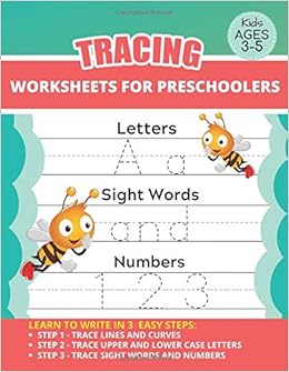 Tracing Worksheets For Preschoolers: Writing Practice : Press, Learning Hub: Amazon.co.uk: Books