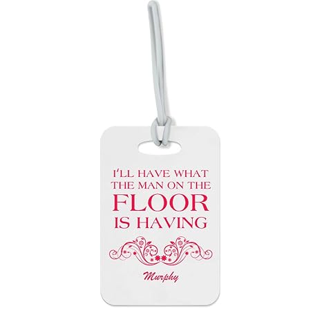 Amazon Com Personalized Custom The Man On The Floor Luggage Tag