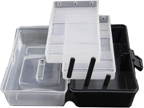 HYYQG Cajas De Aparejos De Pesca Y Asiento De Caja De Pesca, Tres Capas Accesorios De