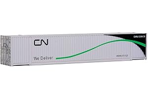 Walthers, Inc. Ready to Run Canadian National Sigma's Corrugated Side Container, 53', White/Black/Green
