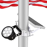 Joylight Flag Pole Light Solar Powered