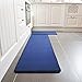 Kitchen Rug Set, LEEVAN Memory Foam Kitchen Comfort Mat Super Soft Rug Microfiber Flannel Area Runner Rugs Non-Slip Backing Washable Bathroom Rug Set of 2 Pcs-15