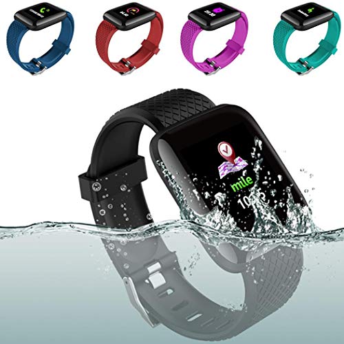 Bravet Smart Watch, Waterproof Fitness Activity Tracker with Heart Rate Monitor, Wearable Oxygen Blood Pressure Wrist Watch, Bluetooth Running Tracker Sport Band