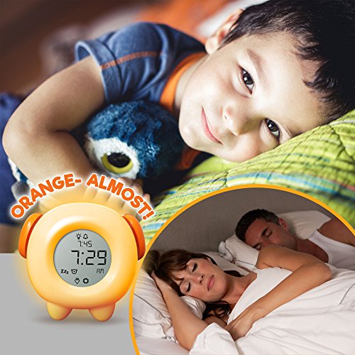 StayinBed Light Alarm Clock Kids. Teaches Child When Fine to Wake Up