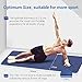 Oudort Non Slip Yoga Mat with Carrying Strap, SGS Certified Eco Friendly 1/4 inch Thick TPE Yoga Mat Dual Colors Long Exercise Fitness Mat for Travel, Yoga, Pilates and Floor Exercises 72x24inchthumb 4