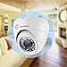 TIGERSECU Full HD 1080P Indoor Dome Security Camera, 50 Feet Night Vision, 2.0mp, Power Supply and coaxial Video Cable are not Included