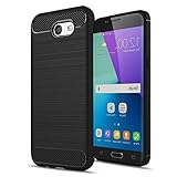 Galaxy J3 Emerge/J3 2017/J3 Mission/J3 Eclipse/J3 Luna Pro/Amp Prime 2/J3 Prime/Express Prime 2 Case,AnoKe Slim Scratch Resistant TPU Thin cases cover For Samsung J3 Emerge HWLS Black