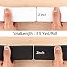 Coopay 11 Yards 2 Inch Elastic Bands for Sewing High Elastic Spool Knit Heavy Stretch for Waistbands Pants Clothes and Crafts DIY, 2 Rolls, 5.5 Yards/Roll (Black and White, 2 Inch)