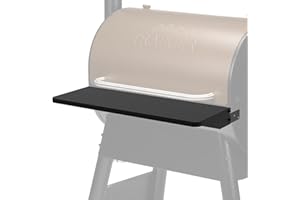 GLOWYE Folding Shelf for Traeger Pro 780 Ironwood 885 Pellet Grills, BBQ Front Shelf Food Prep Table for Traeger BAC442 Accessories, 33 Inch