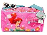 Disney Little Mermaid Ariel Gym Duffle Travel Bag with Bonus Sunglasses Set