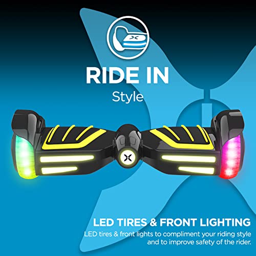 Hover-1 Ranger + Electric Self Balancing Scooter – 9MPH Top Speed, 9 Mile Range, Long Lasting Li-Ion Battery, 5HR Full Charge, Built-In Bluetooth Speaker – Rider Modes: Beginner to Expert