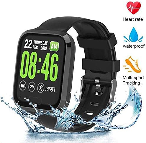 Smart Watches Fitness Trackers Pedometer Watch with Heart Rate Blood Pressure Monitor Calorie Step Counter Sleep Monitor IP67 Waterproof Activity Tracker for Kids Women Men Compatible with IOS Android