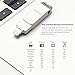 iDiskk MFI Certified USB Flash Drive with OTG Lightning Connector and Touch ID Encryption for Apple Products, 64GB