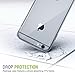 FlexGear Clear iPhone 6s case [Aura X] Hard PC Back TPU Bumper and Tempered Glass Screen Protector, Compatible with iPhone 6/6s (Clear)