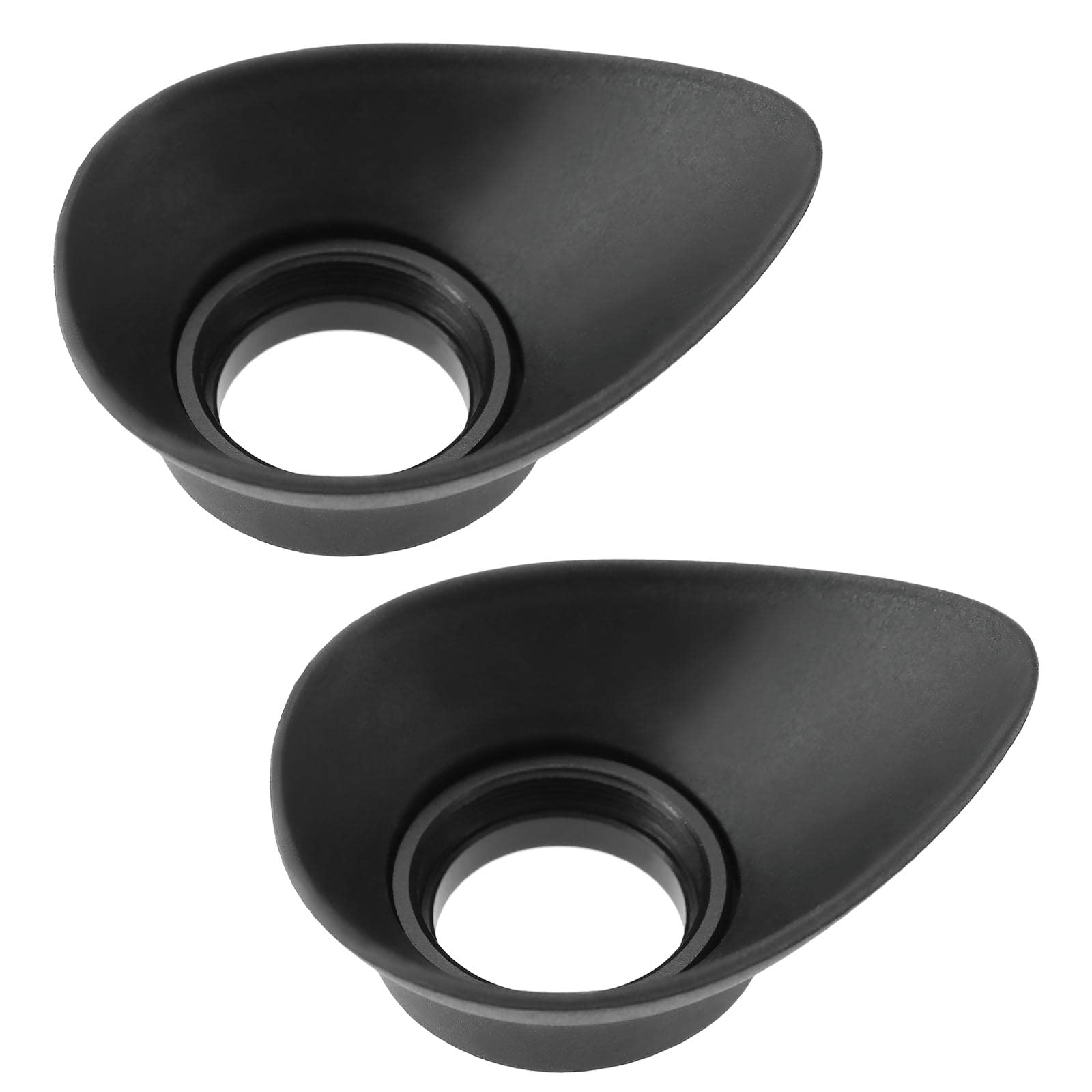 VGOL 2Pcs Oval Shape Eyepieces Replacement Compatible with D850 D810A D810 D800E D800 D500 Df D5 D4S D4 D3X Eyecup Viewfinder Black