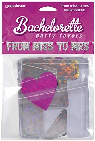 From Miss To Mrs Banner Decoration