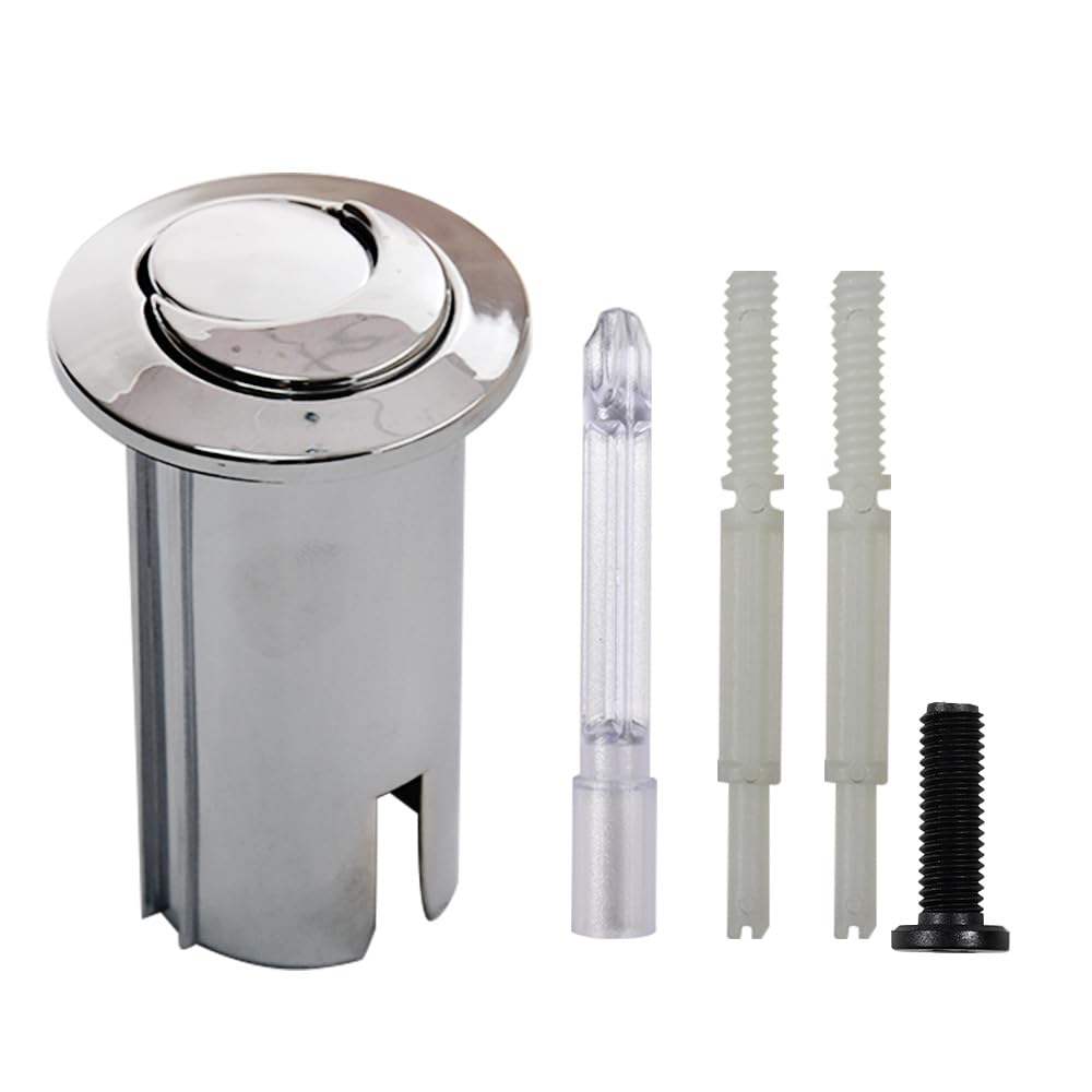 D2D Dual Flush Push Button AH0001700R Long Body Threaded Rod Compatible with Toilets Button A822044001