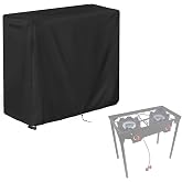 Aidetech Camping Stoves Cover for Gas One 2 Propane Burner,31x16x29 inch | Double Propane Burner Stove Cover for COOKAMP, Waterproof Outdoor Camping Cooking Stove Cover, for Camp Paito RV
