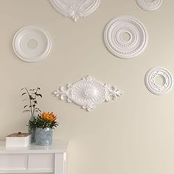 23 5/8"OD x 4"ID x 1 1/2"P Rose and Ribbon Ceiling