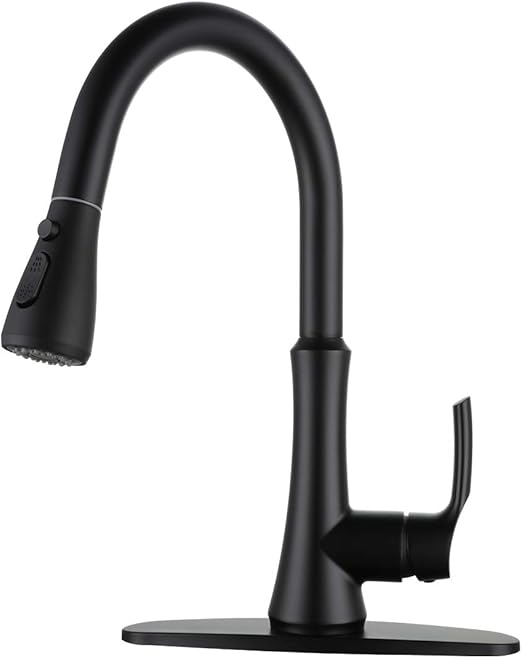 Wowow Kitchen Faucet With Pull Down Sprayer Kitchen Sink Faucets