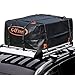 G4Free 18.5 Cubic Feet Car Top Carrier, Easy to Install Soft Roof Top Cargo Bag with Wide Straps-Works with or Without Roof Rack