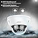 Dahua 6MP PoE IP Security Camera 6 Megapixels Super HD 3072x2048 Outdoor Surveillance Camera Dome IPC-HDBW4631R-S 2.8mm Lens with SD Card Slot IK10 IP67 Weatherproof ONVIF