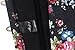 Alivila.Y Fashion Womens Sexy Vintage Floral Denim Corset 2767-Black-L