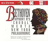 Disco de Ludwig van Beethoven: «Beethoven: Symphony No. 9, 'Choral' (RCA Victor Basic 100, Vol. 1)» (Anverso) Disco de Ludwig van Beethoven: «Beethoven: Symphony No. 9, 'Choral' (RCA Victor Basic 100, Vol. 1)» (Anverso)