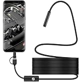 GAOSHA Inspection Cameras Borescope,Endoscope, Waterproof Snake Cameras Inspection Cameras with Adjustable LED Light